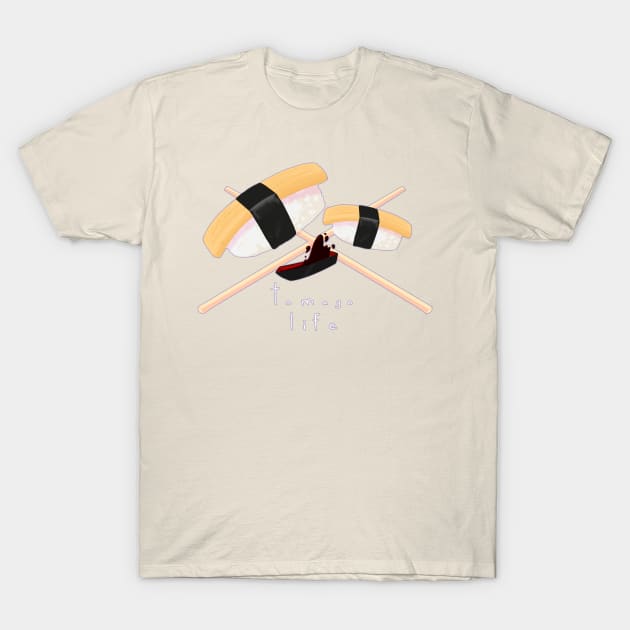 Tamago Life T-Shirt by miniyuna